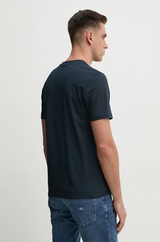 Odzież Liu Jo t-shirt bawełniany QXX017.J4819 granatowy