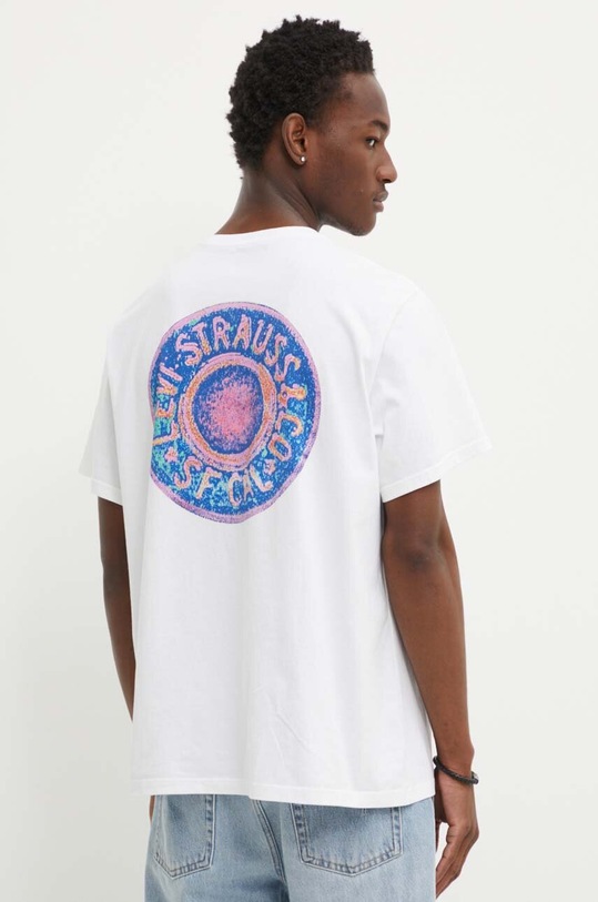 Odzież Levi's t-shirt bawełniany A2082 biały