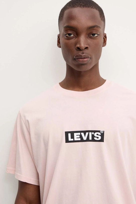 Levi's t-shirt bawełniany różowy A2082