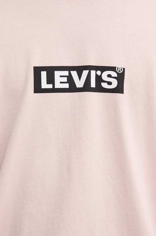 Levi's t-shirt bawełniany A2082 różowy