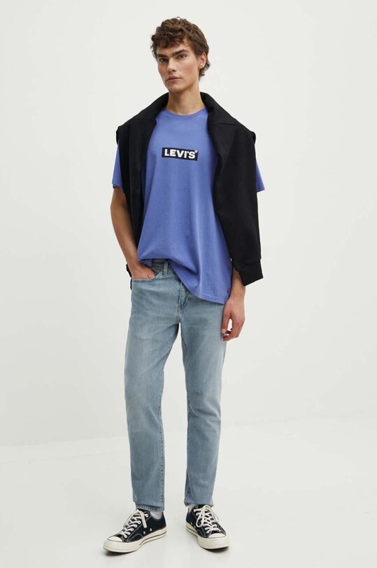 Levi's tricou din bumbac A2082 violet AW24