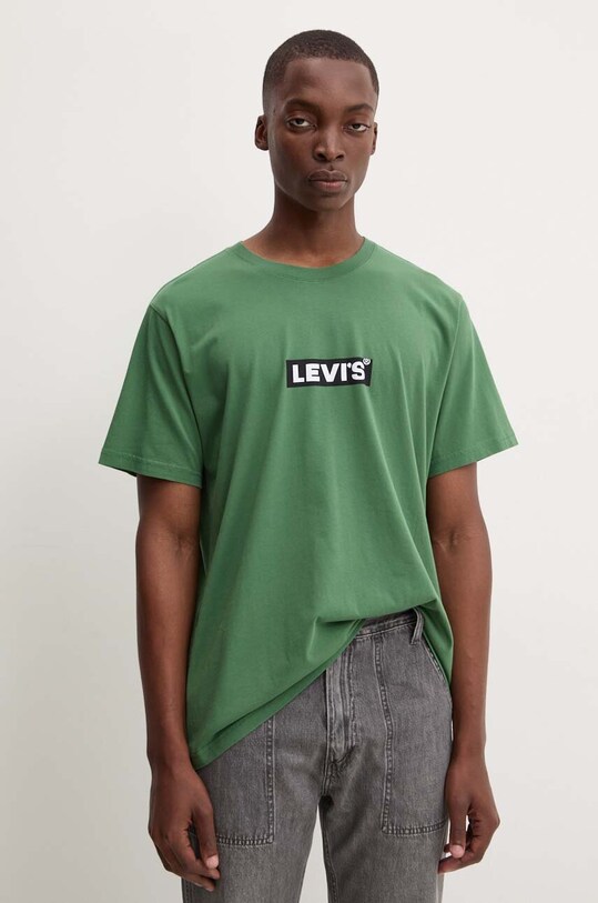 Levi's tricou din bumbac print verde A2082