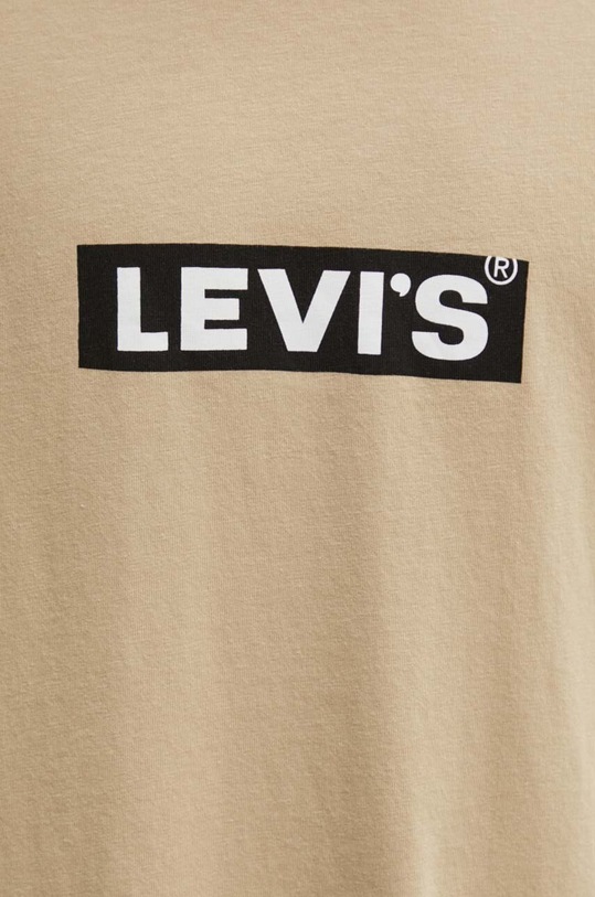 Levi's t-shirt bawełniany A2082 beżowy