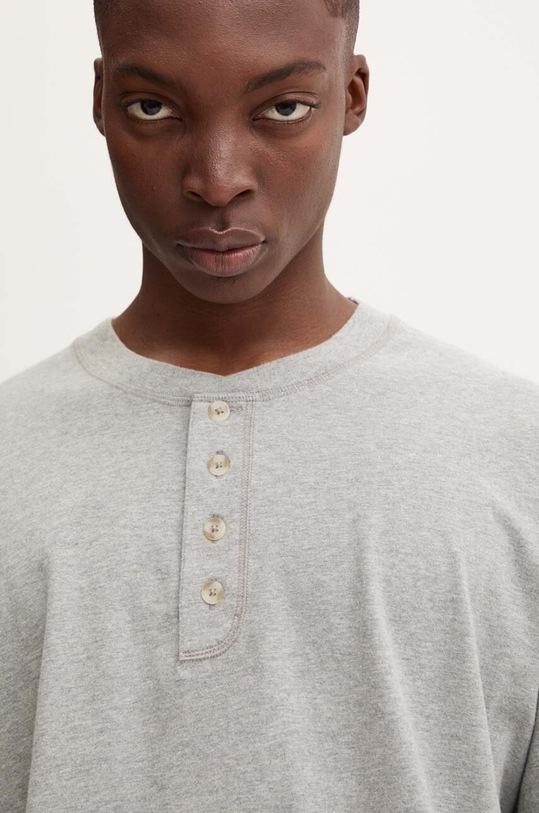 Bavlněné polo tričko Levi's šedá A7198