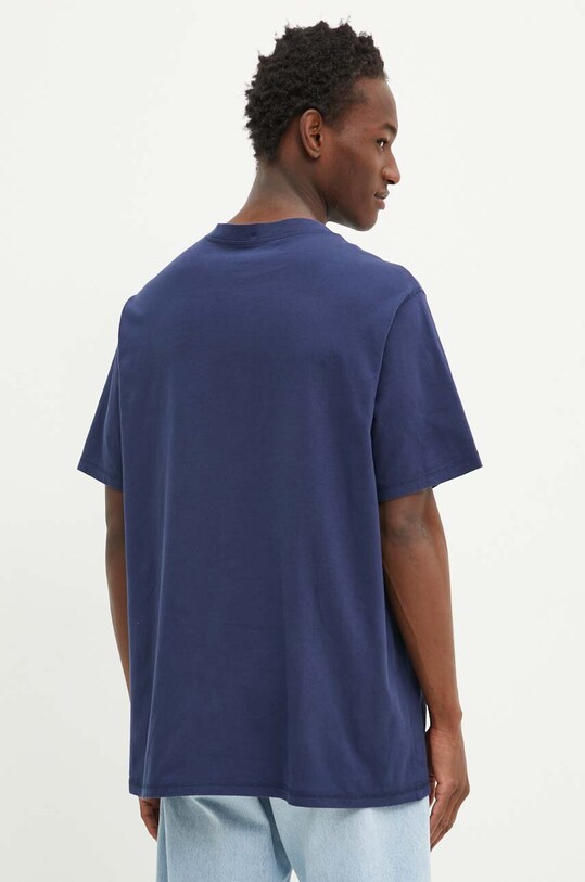 Levi's polo de bumbac A7198 albastru AW24
