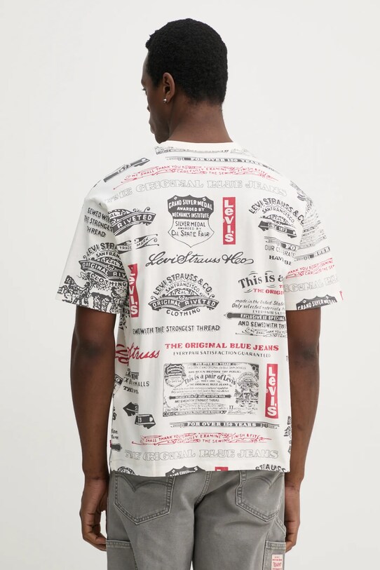 Odzież Levi's t-shirt bawełniany 87373 beżowy