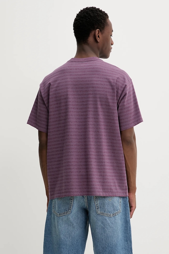Bavlnené tričko Levi's 87373 fialová SS25