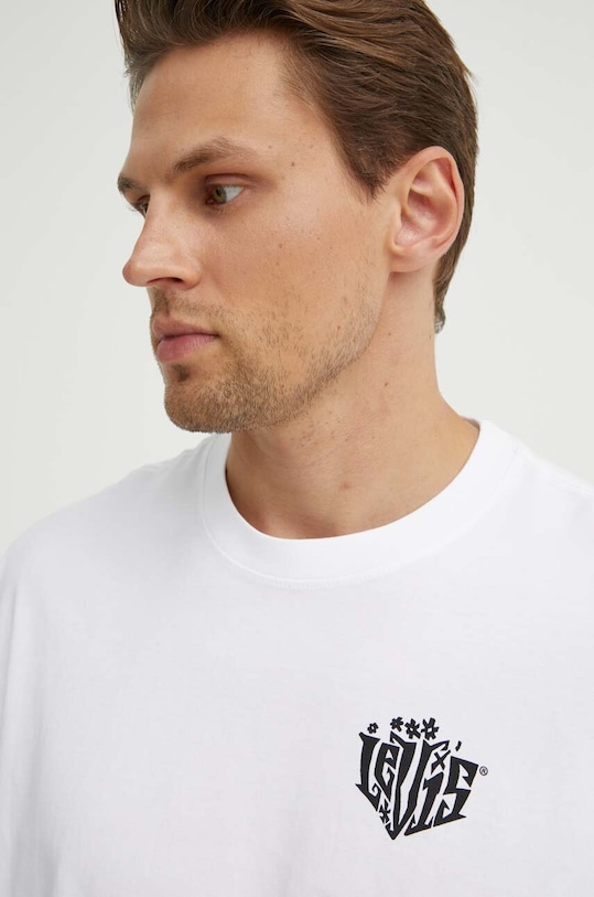 Odzież Levi's t-shirt bawełniany A5805 biały