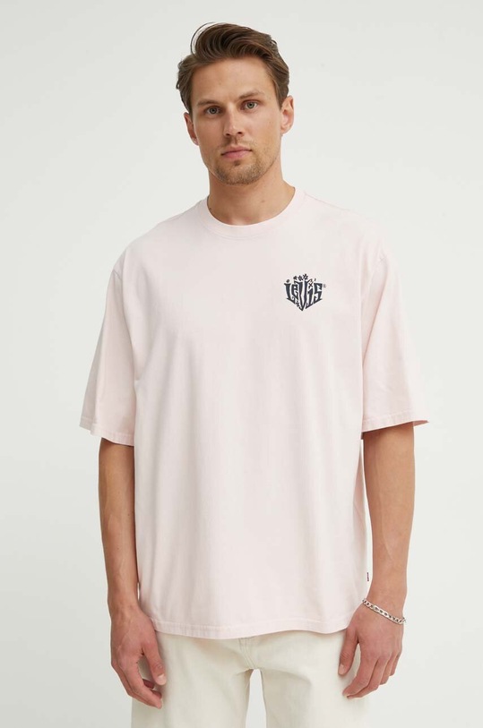 Odzież Levi's t-shirt bawełniany A5805 różowy