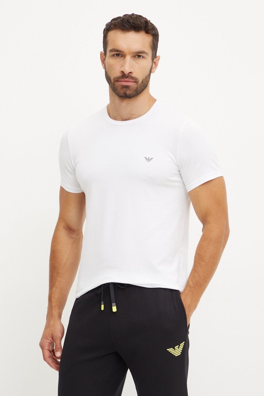 Tričko Emporio Armani Underwear 2-pack 111267.4F720 bílá AW24