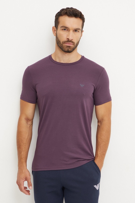 Emporio Armani Underwear tricou lounge 2-pack 111267.4F720 violet AW24