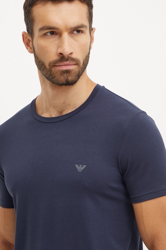 Emporio Armani Underwear tricou lounge 2-pack bleumarin 111267.4F720