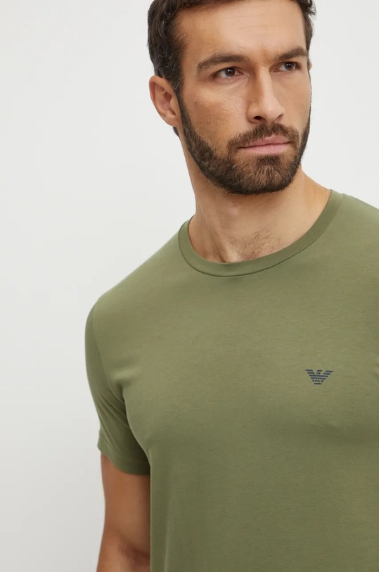 Emporio Armani Underwear tricou lounge 2-pack 111267.4F720 verde