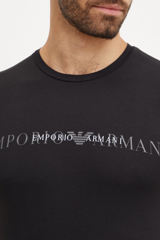 Tričko Emporio Armani Underwear 111035.4F729 černá