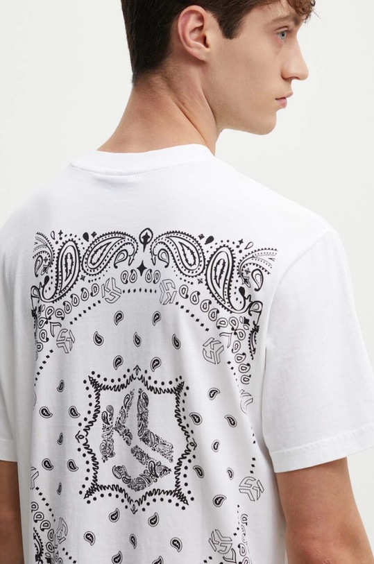 Karl Lagerfeld Jeans t-shirt bawełniany nadruk biały 245D1704