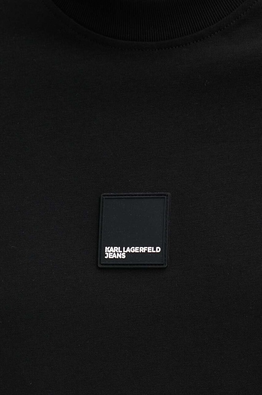 Karl Lagerfeld Jeans t-shirt bawełniany 245D1705 czarny