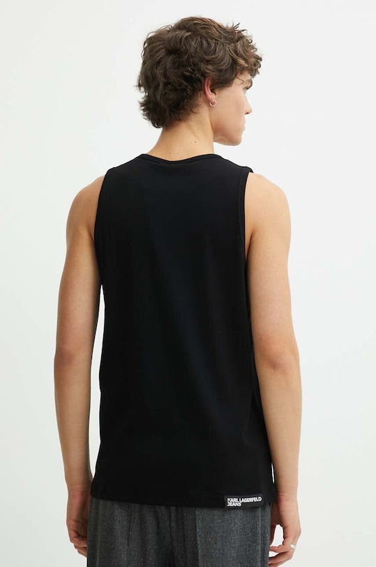 Oblečenie Tričko Karl Lagerfeld Jeans 245D1707 čierna