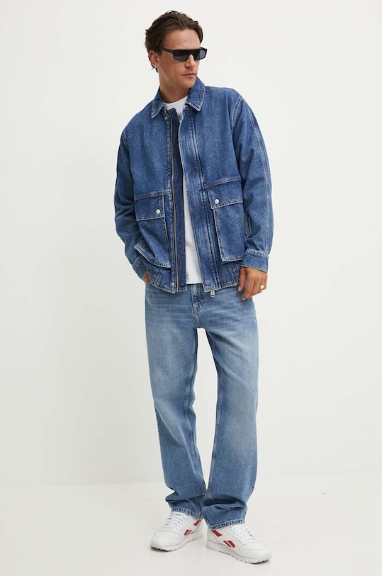 Бавовняна футболка Karl Lagerfeld Jeans 245D1709 білий AW24