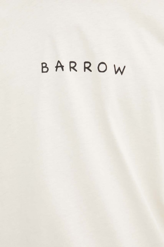 Barrow t-shirt bawełniany F4BWUATH062 beżowy