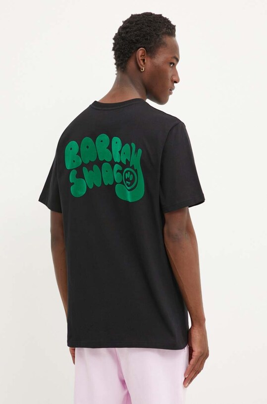 Barrow tricou din bumbac print negru F4BWUATH062