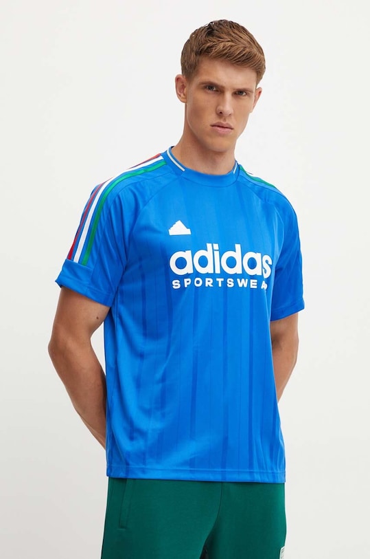 adidas t-shirt Tiro regular niebieski IY4508