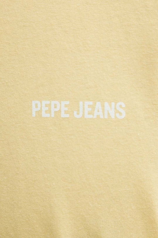Хлопковая футболка Pepe Jeans AARON PM509426 жёлтый