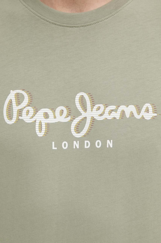 Pepe Jeans t-shirt bawełniany ABEL PM509428 zielony
