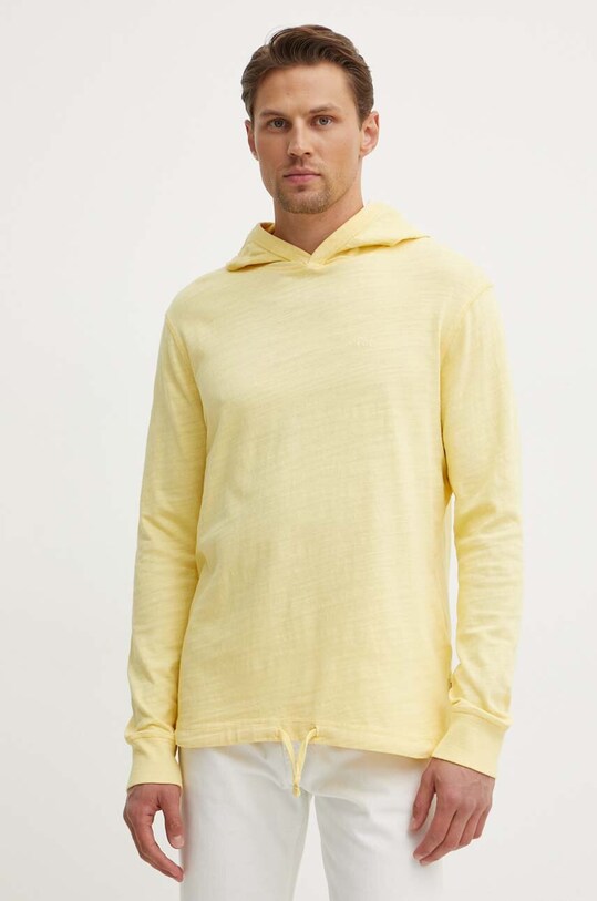 Pepe Jeans bluza bawełniana ABRAHAM żółty PM509438