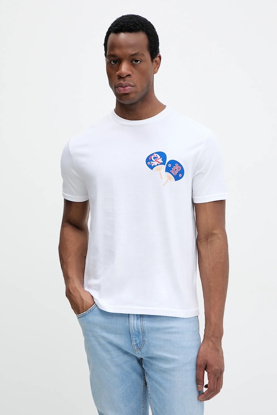 Bavlnené tričko United Colors of Benetton biela 3I1XU1096