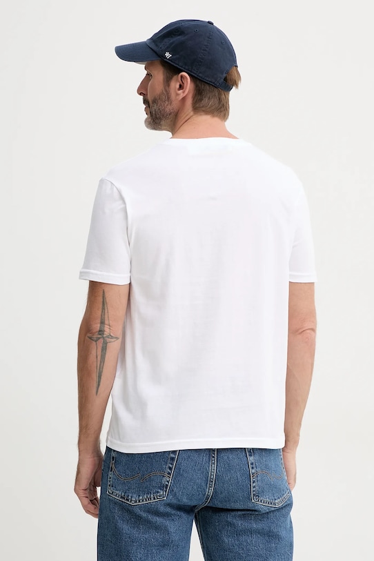 Одежда Хлопковая футболка United Colors of Benetton 3I1XU1096 белый