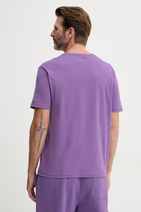 Одяг Бавовняна футболка United Colors of Benetton 3I1XU1096 фіолетовий