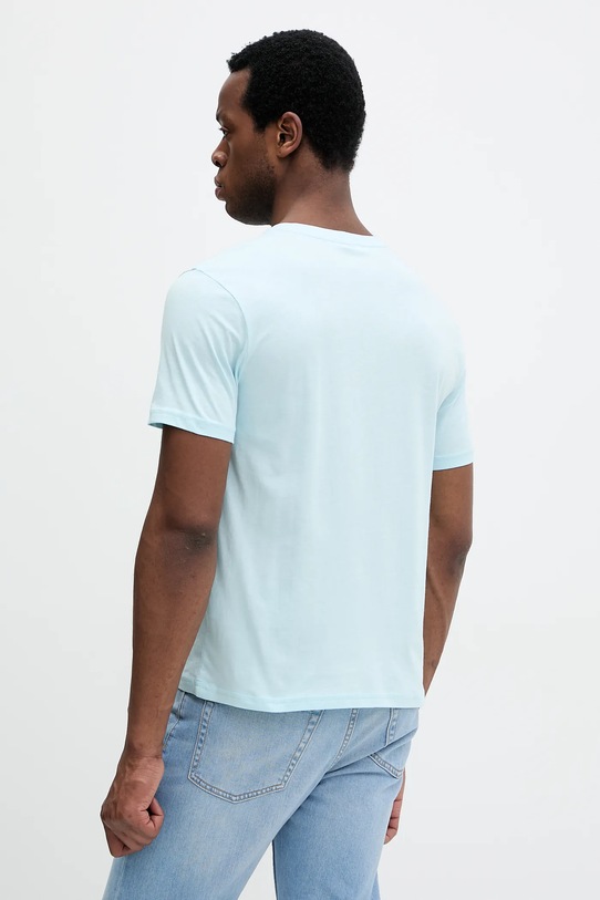 Одежда Хлопковая футболка United Colors of Benetton 3I1XU1096 голубой