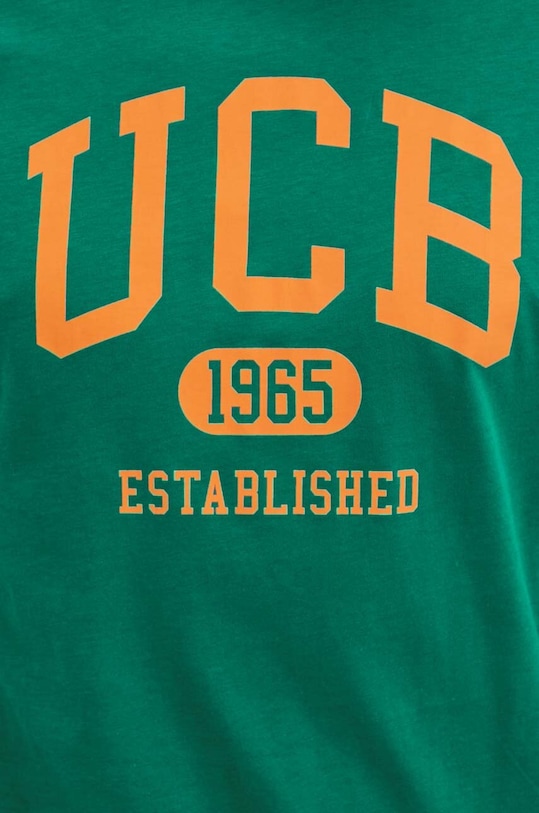 Хлопковая футболка United Colors of Benetton зелёный 3I1XU1096