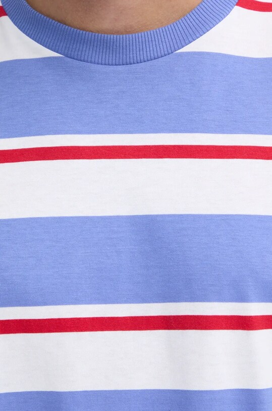 Хлопковая футболка United Colors of Benetton 38Y3U109J фиолетовой