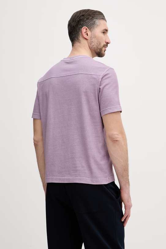 Odjeća United Colors of Benetton majica za muškarce od pamuka 3ZITU1098 ljubičasta