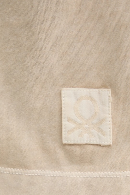 United Colors of Benetton t-shirt bawełniany 3ZITU1098 beżowy