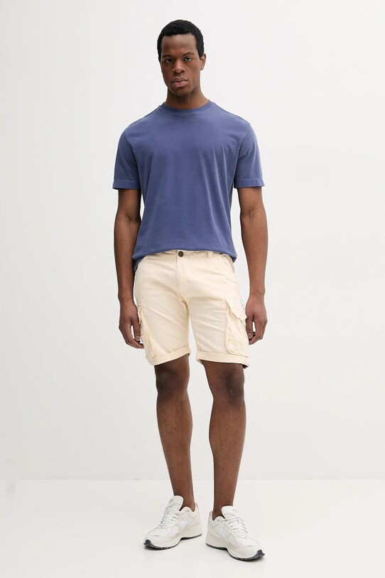 United Colors of Benetton tricou din bumbac 3ZITU1098 bleumarin SS25