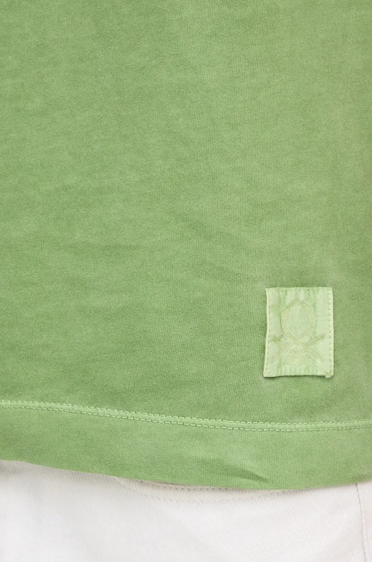 United Colors of Benetton tricou din bumbac 3ZITU1098 verde