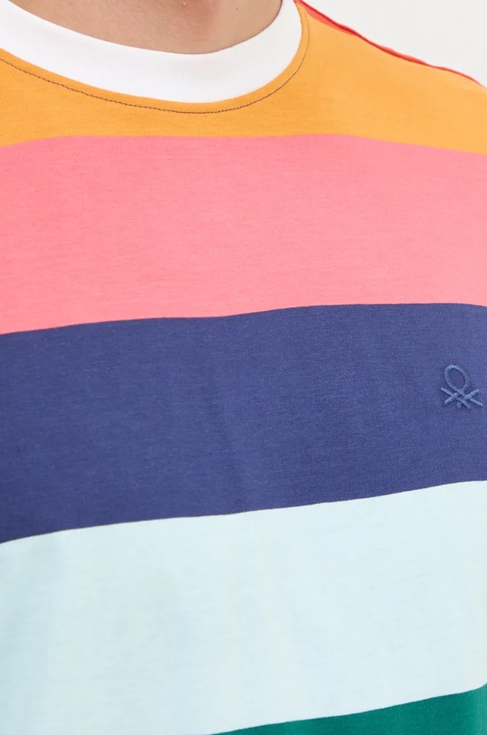 Bavlnené tričko United Colors of Benetton 37GGU109B viacfarebná
