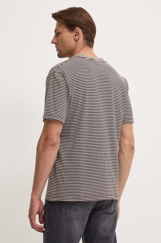 Oblečení Bavlněné tričko The Kooples HTSC29003K hnědá