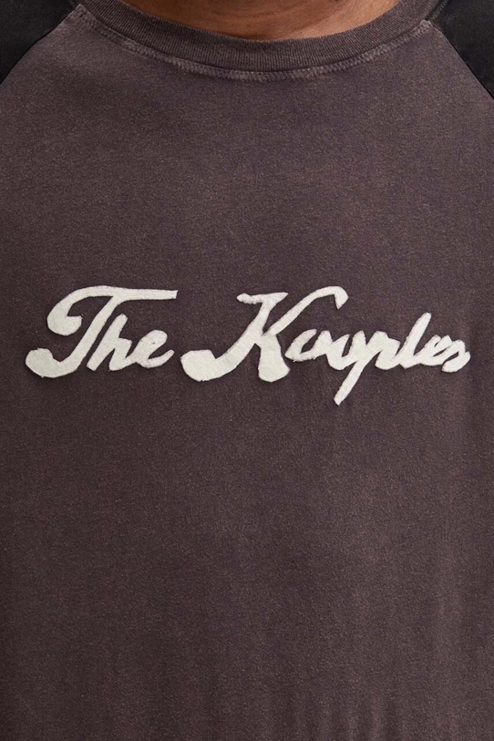 The Kooples t-shirt HTSC29011K brązowy