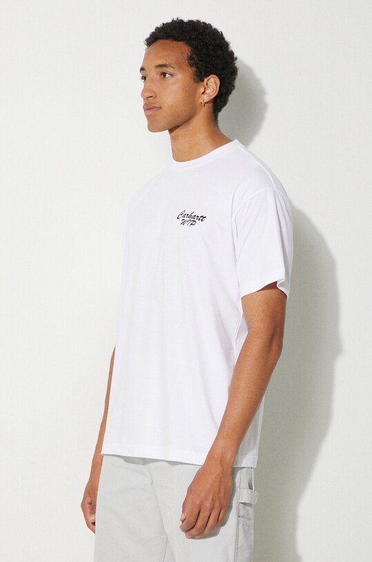 Carhartt WIP t-shirt bawełniany Friendship biały I033641.00AXX