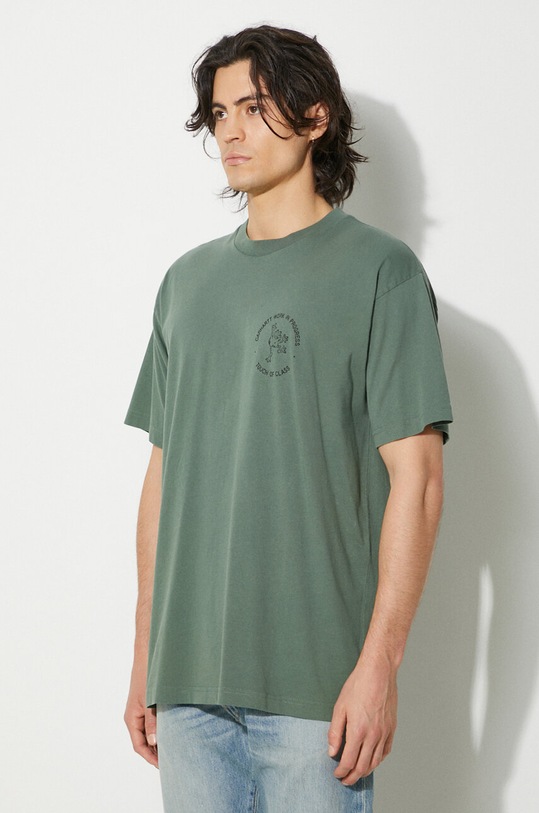 Carhartt WIP cotton t-shirt Stamp green I033670.2B106