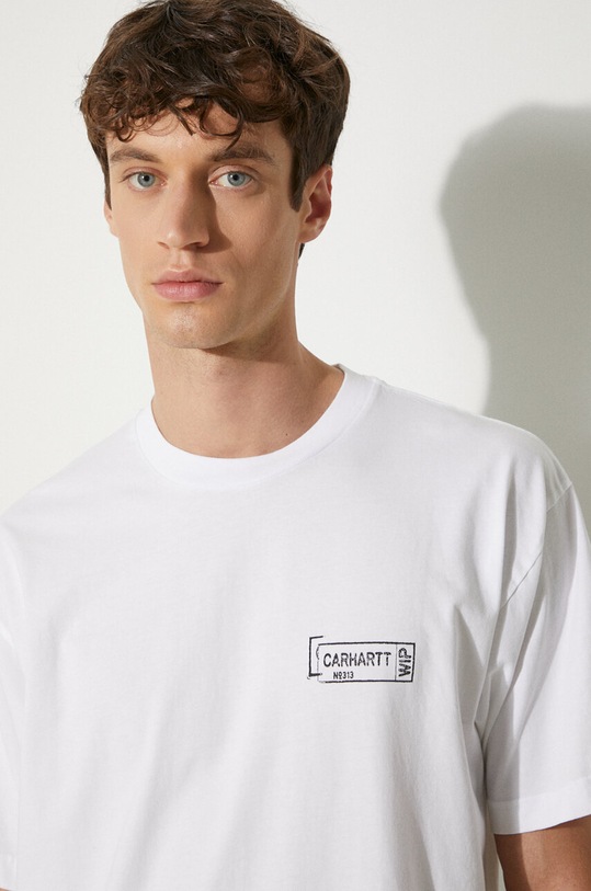 Carhartt WIP cotton t-shirt Stamp I033670.00A06 white