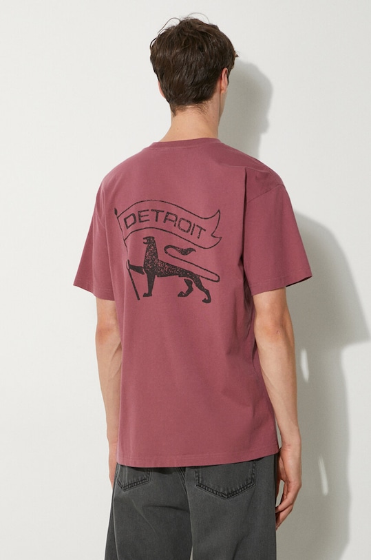 Carhartt WIP cotton t-shirt Stamp pink I033670.2B006