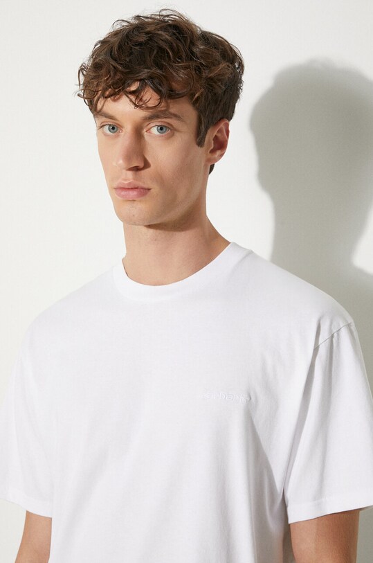 Бавовняна футболка Carhartt WIP Duster Script I033622.02GD білий