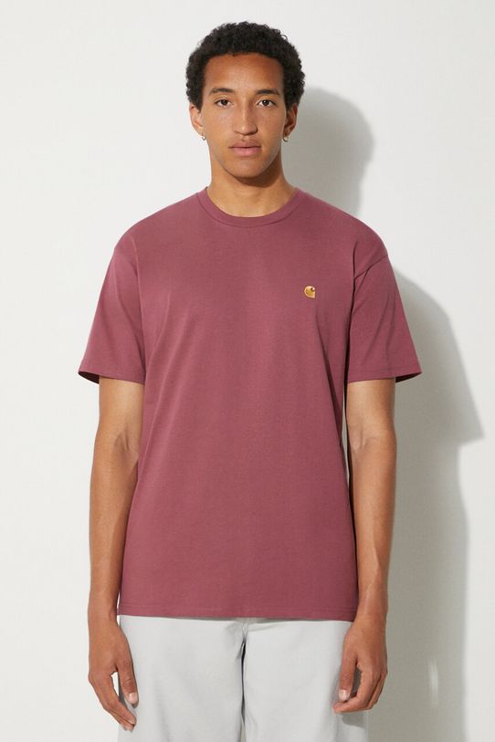 Βαμβακερό μπλουζάκι Carhartt WIP Chase