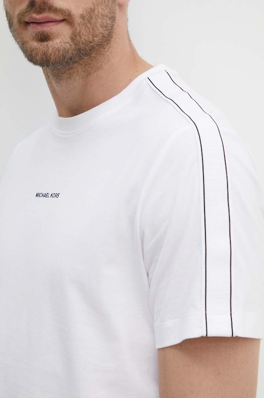 Bavlněné tričko Michael Kors CT4524E1V2 bílá