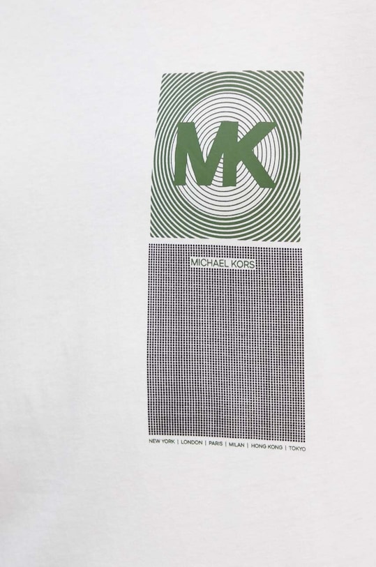 Michael Kors t-shirt bawełniany CT4525NFV4 biały