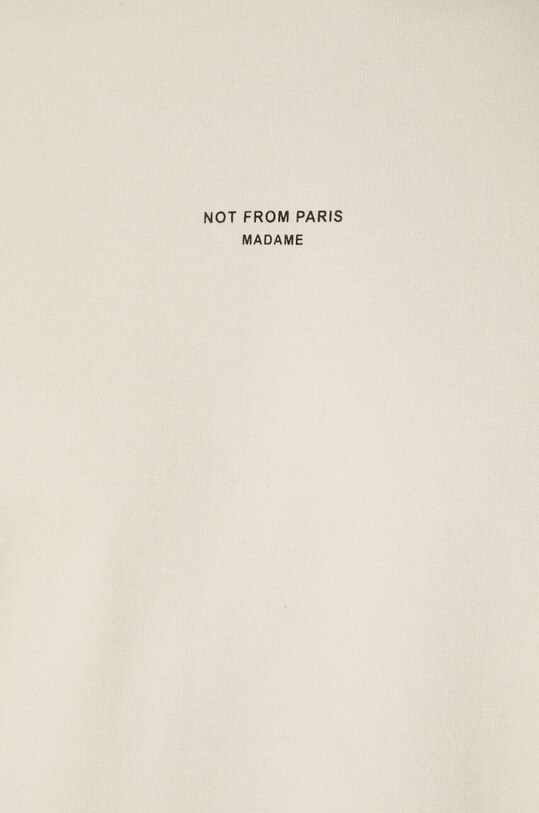Bavlnené tričko Drôle de Monsieur Slogan Classique PERM.TS202.CO002.MT béžová